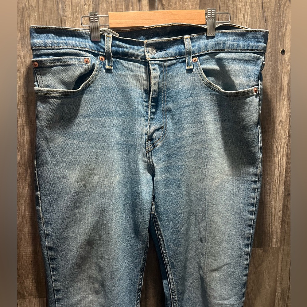 Levi’s Men's Blue Jeans Washed Look 34 32 Long - Picture 2 of 8